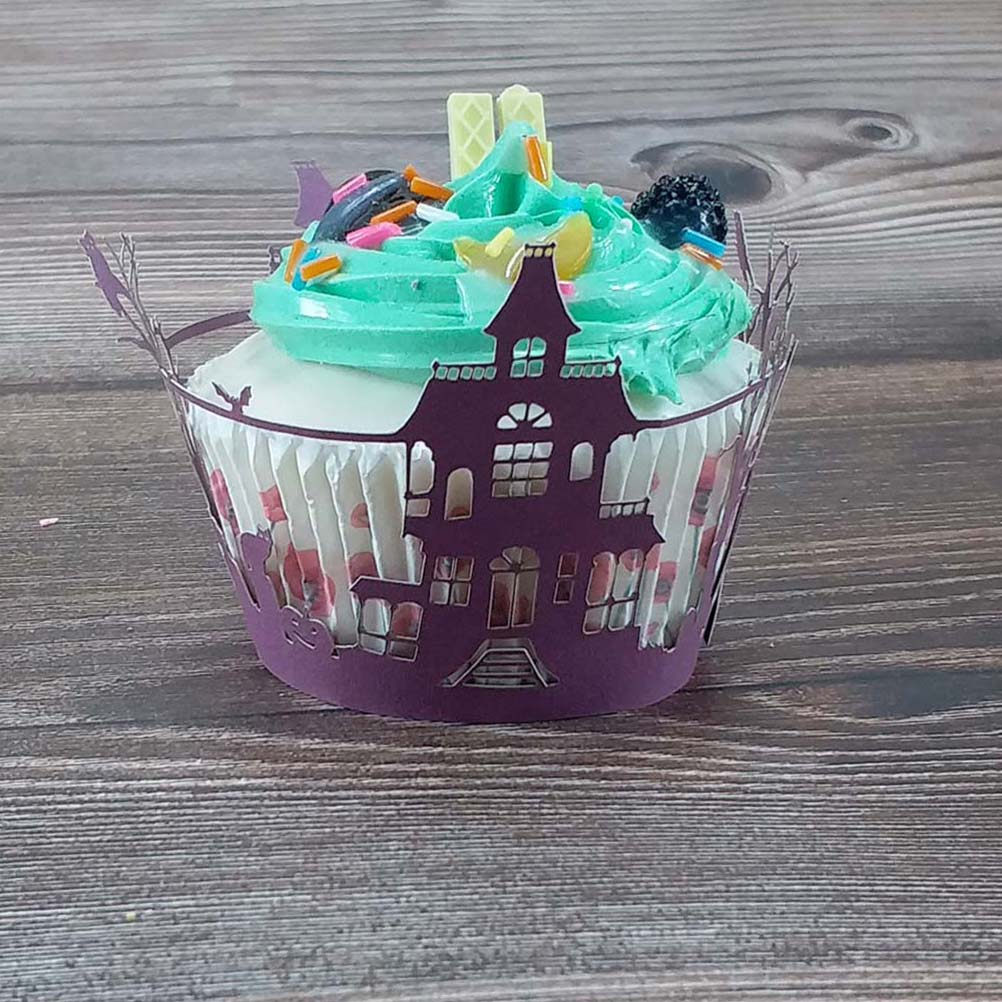 Plastic Cup 50Pcs - 50 Stück Hochzeitstortenhalter mit hohlem Design,