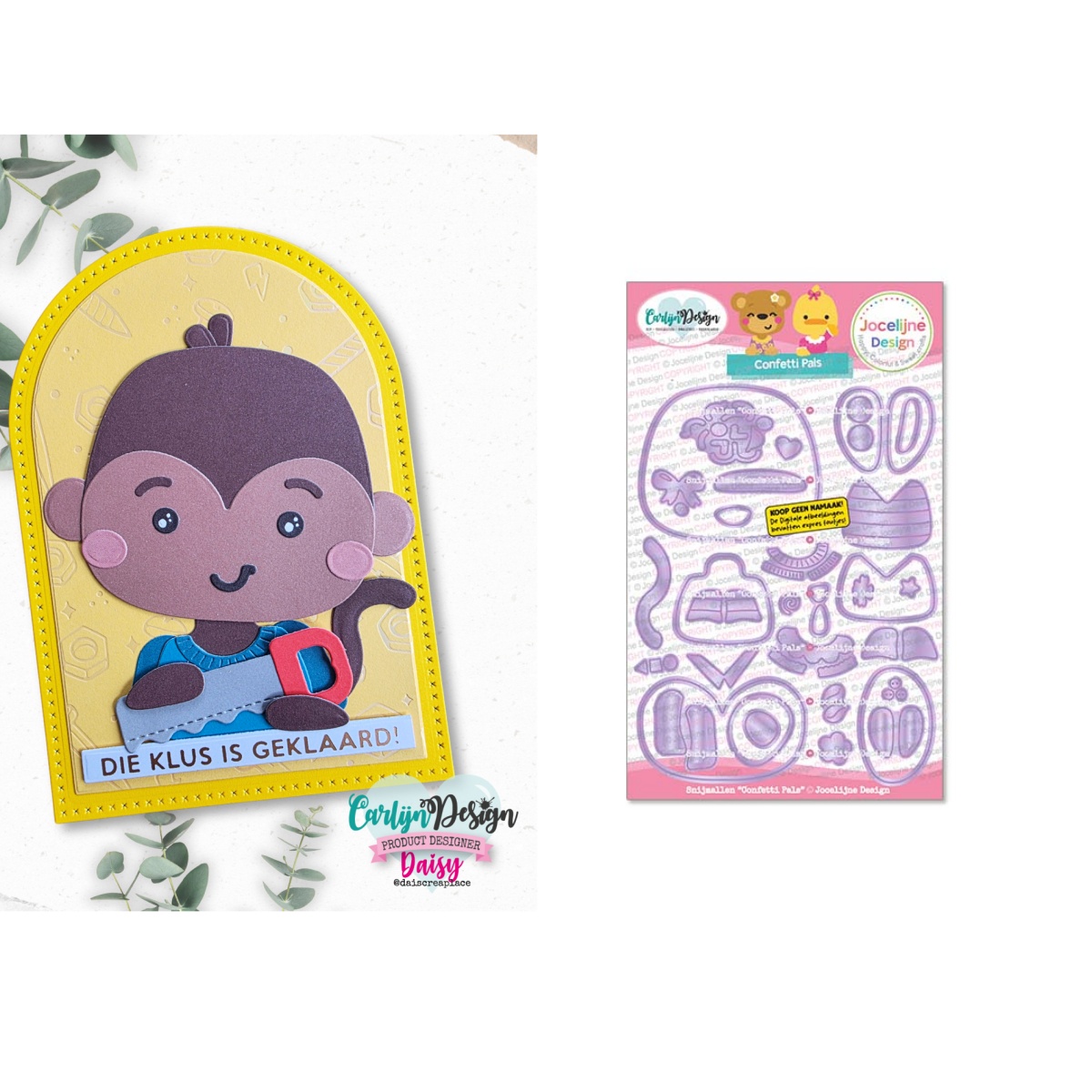Papercraft Supply Confetti - Confetti Pals Metall-Stanzformen für DIY-Dekoration, Scrapbooking,