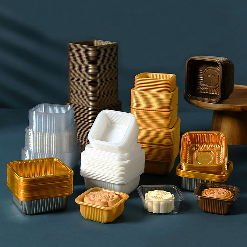 Event Party Box - 100 stücke Mooncake Plastiks chale Haustier