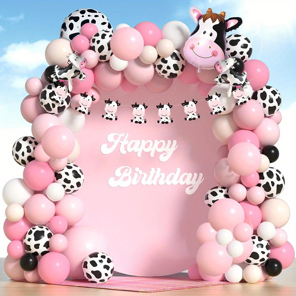 Balloon Arch Kit - 132PCS Kuh Ballon Kranz Bogen Kit