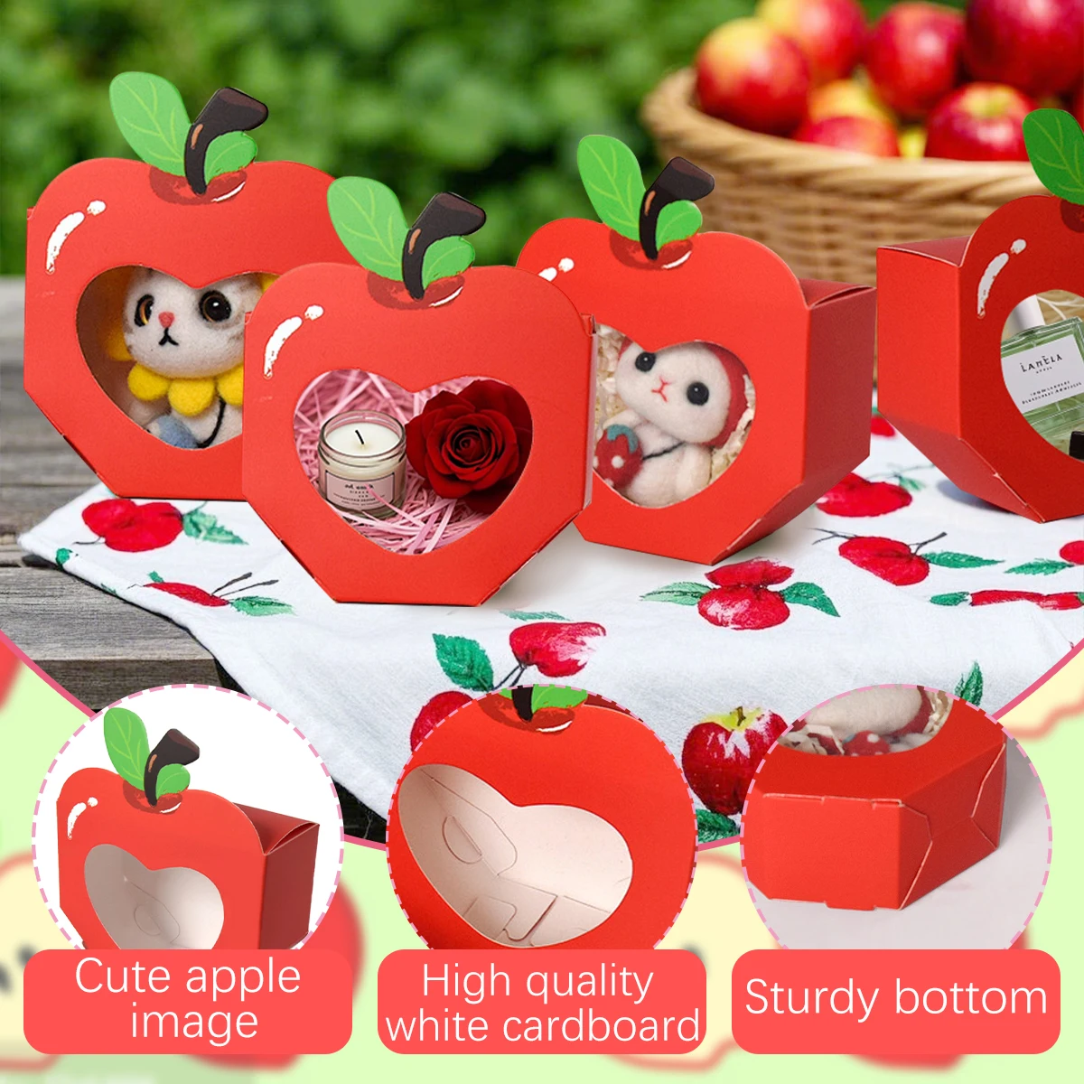 10/20 Stück Apfel-Fenster-Süßi – Event Party Box Bewertung und Preis