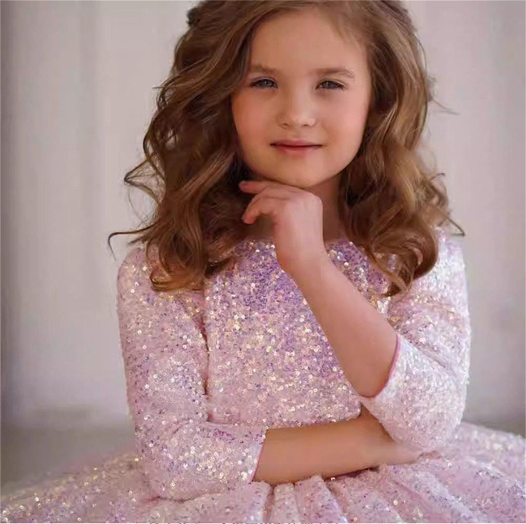 Glitzerndes rosa Mädchenkleid, – Birthday Sash Glitter Bewertung und Preis