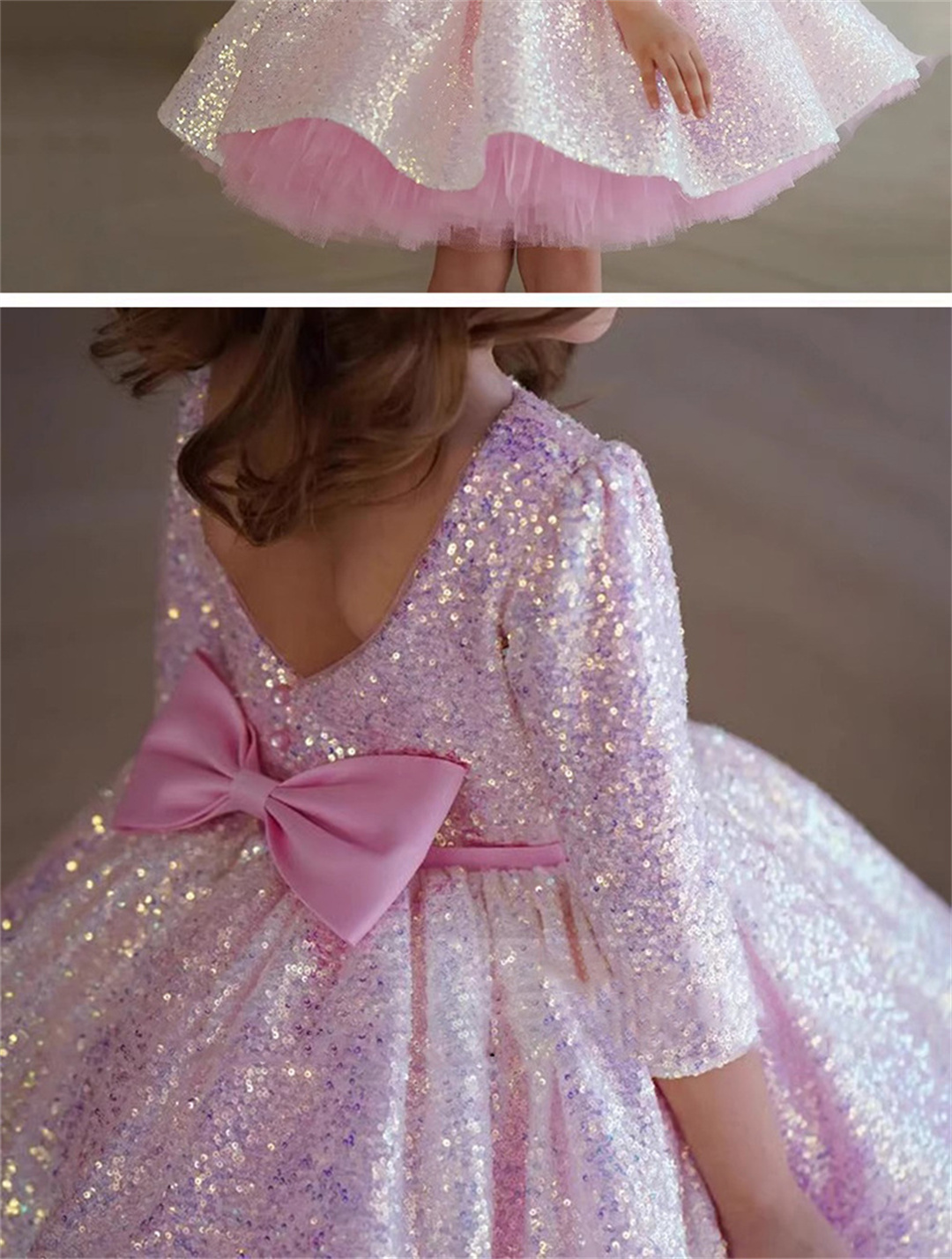Glitzerndes rosa Mädchenkleid, – Birthday Sash Glitter Bewertung und Preis