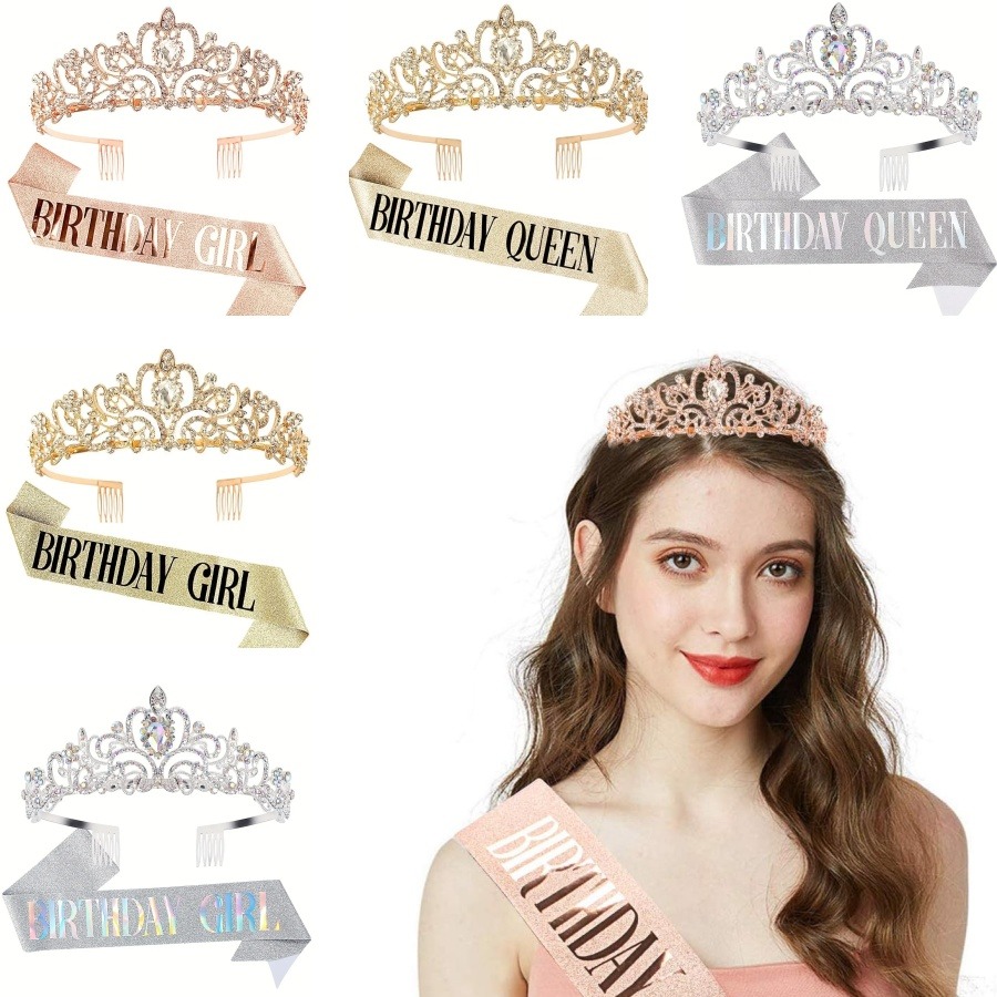 2-teiliges Set Glitzernde Stra – Birthday Sash Glitter Bewertung und Preis