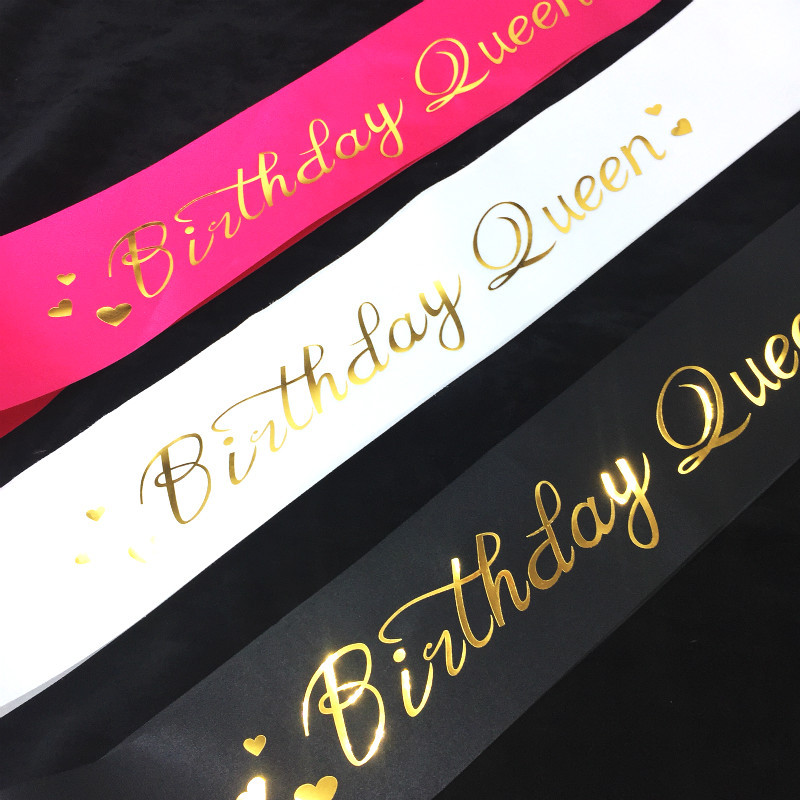 Geburtstag Mädchen Bänder Schu – Birthday Sash Glitter Bewertung und Preis