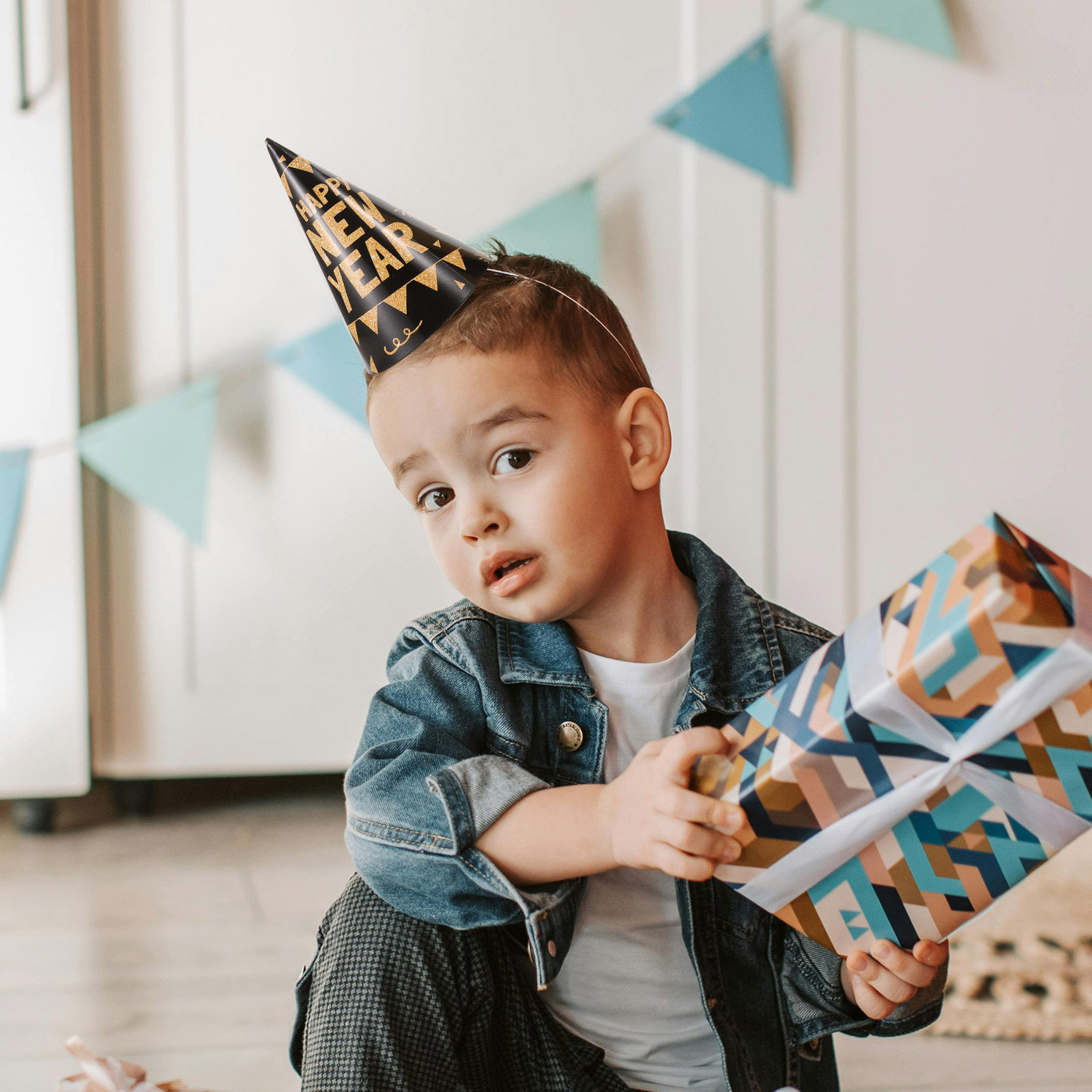 6 Stück Schwarzgoldene Partyhü – Party Hat Cone Bewertung und Preis