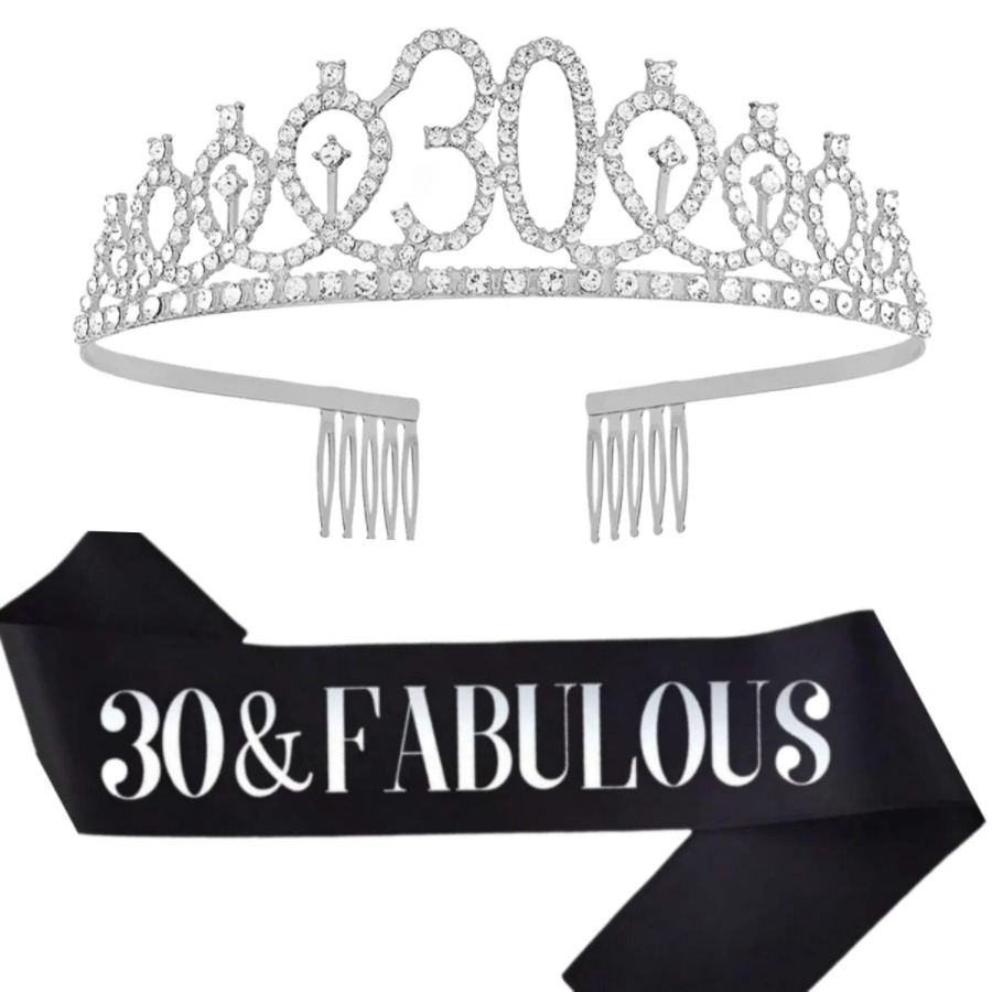 Glitzernde Silberne Geburtstag – Birthday Sash Glitter Bewertung und Preis