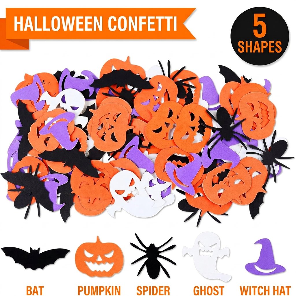 Halloween-Party-Dekorationen K – Papercraft Supply Confetti Bewertung und Preis