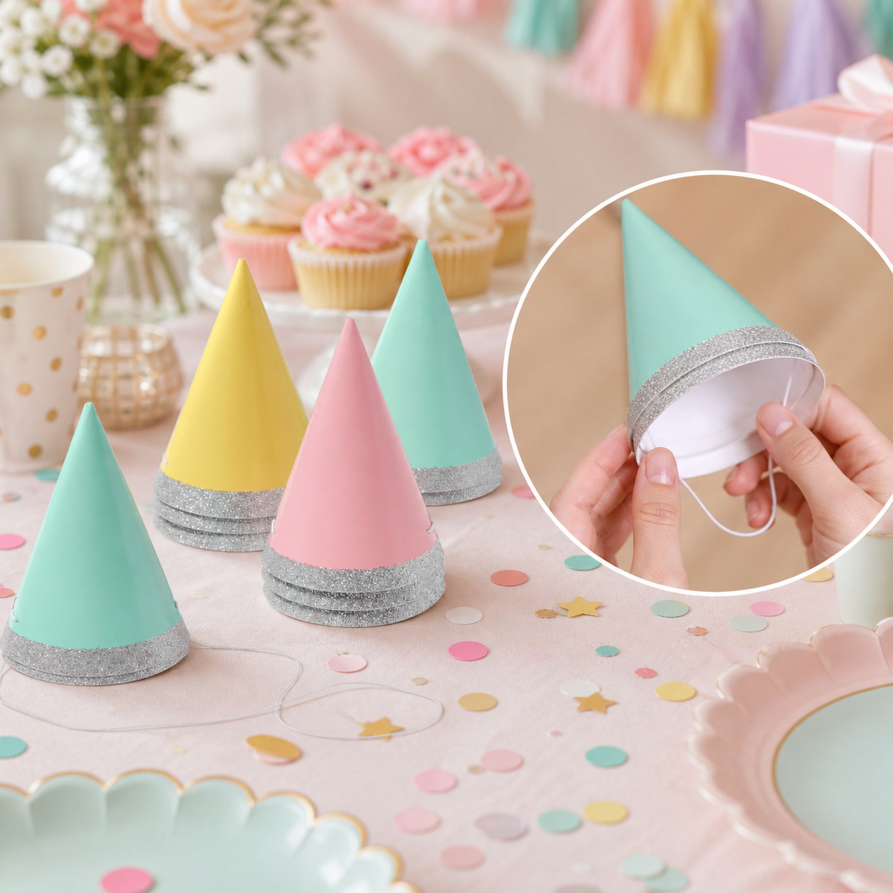 10 Stück 4 Zoll Mini-Glitzer-P – Party Hat Cone Bewertung und Preis