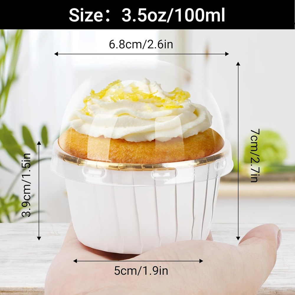 50 Stück Muffins Tasse Papier  – Plastic Cup 50Pcs Bewertung und Preis