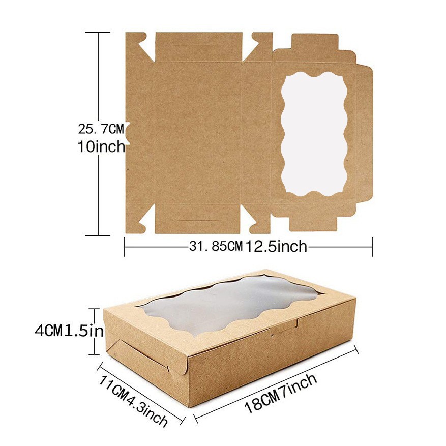 10/30/50 Stück Kraftpapier-Kuc – Event Party Box Bewertung und Preis