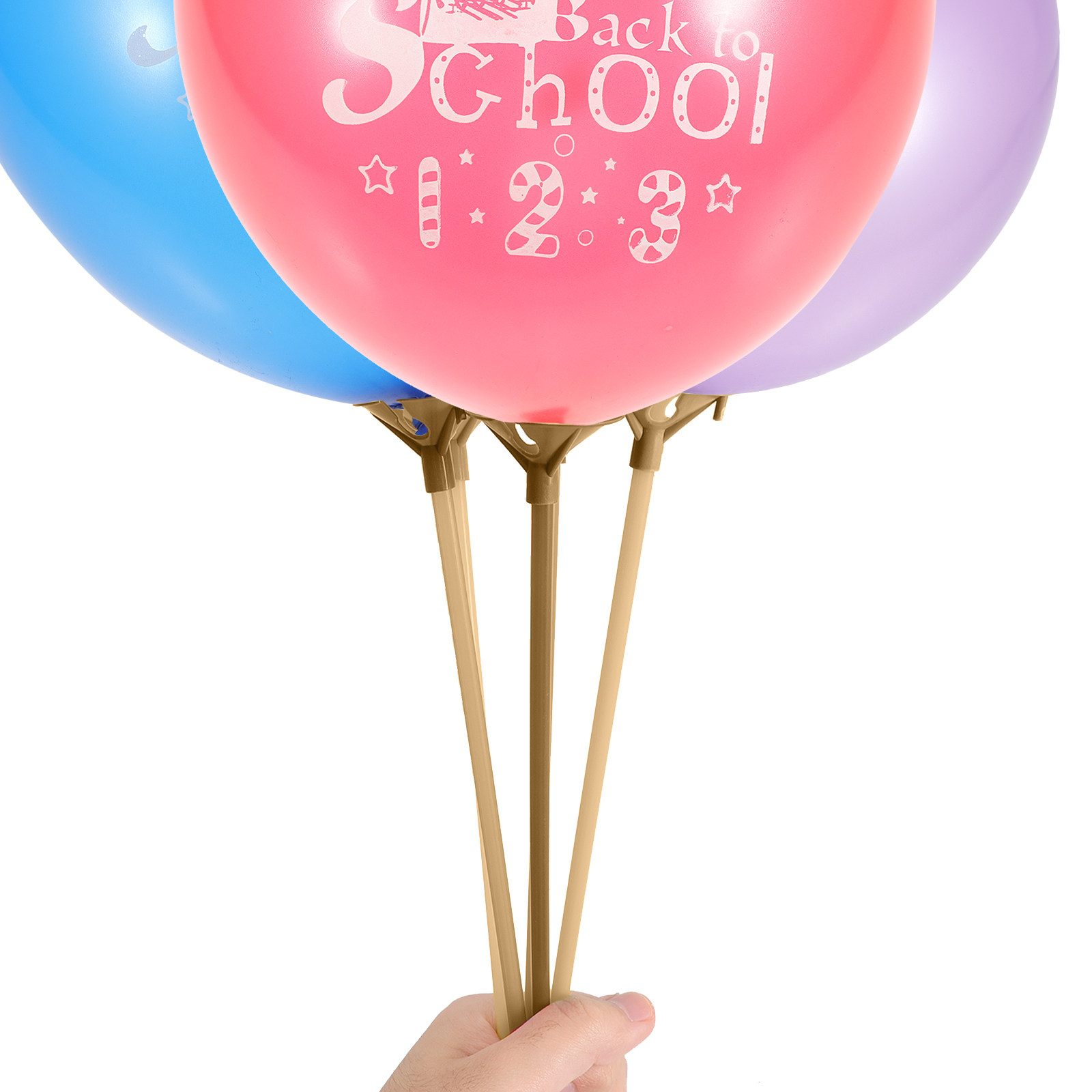 100 Sets Ballonhalter aus PVC, – Centerpiece Stick Bewertung und Preis