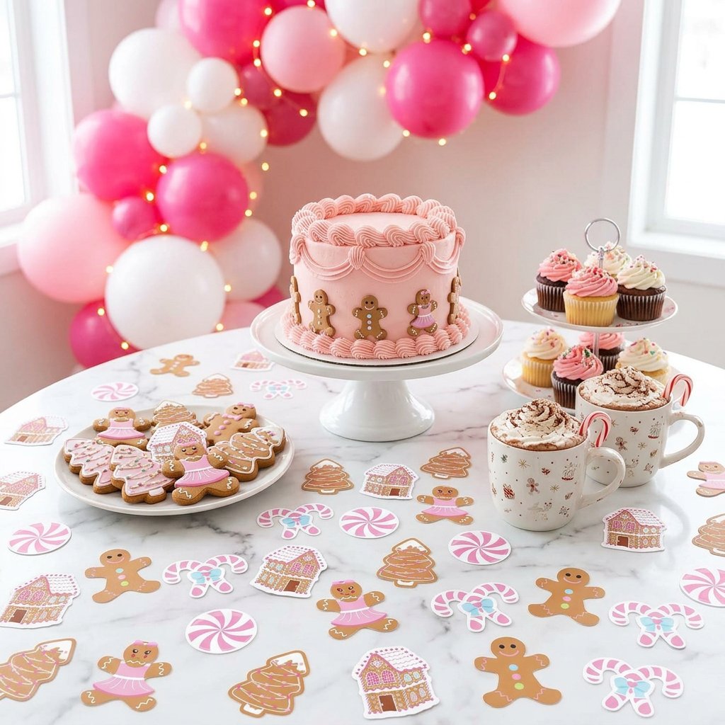 330 Stück Rosa Lebkuchen-Weihn – Papercraft Supply Confetti Bewertung und Preis