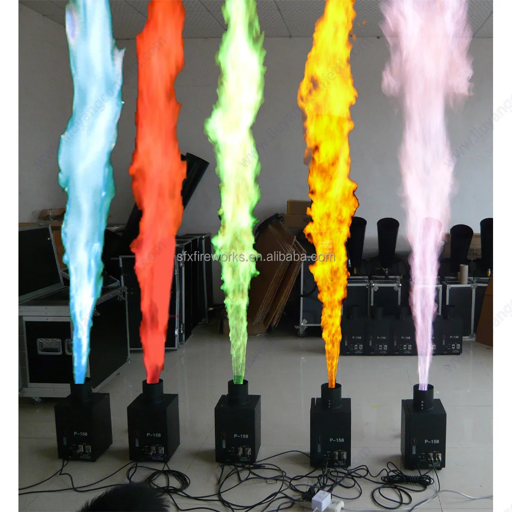 Farbige Flammen 200W DMX Feuer – Confetti Cannon Tube Bewertung und Preis