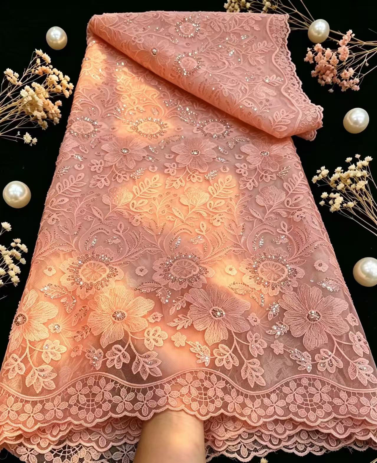 Reiner französischer Tüll-Netz – Glitter Tablecloth Bewertung und Preis
