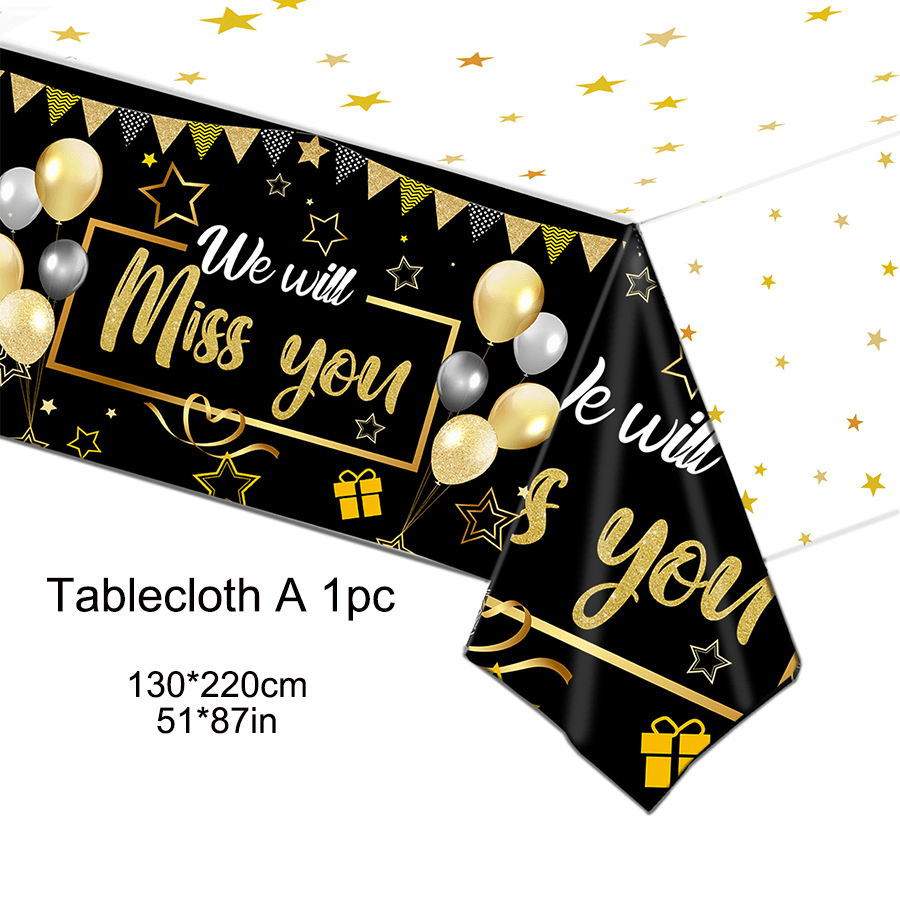 Wir werden dich vermissen-Bann – Party Banner Gold Bewertung und Preis