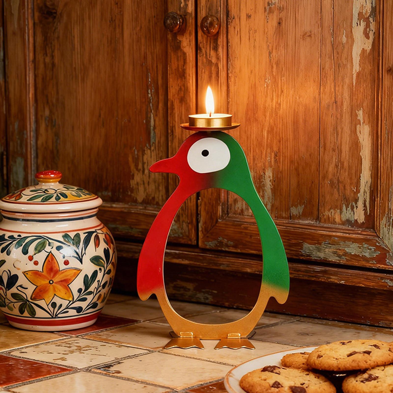 Teelichthalter, Pinguin-Design – Centerpiece Stick Bewertung und Preis