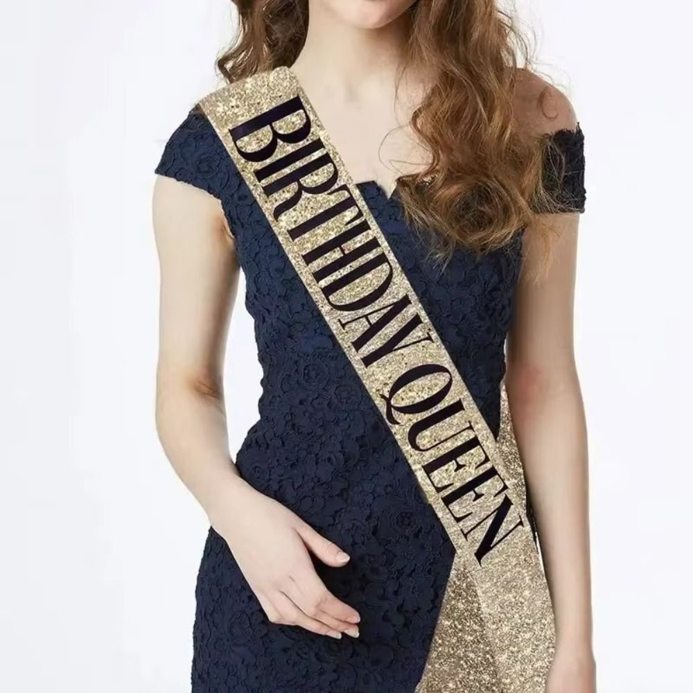 2-teiliges Set Neue Glitzer-Ge – Birthday Sash Glitter Bewertung und Preis