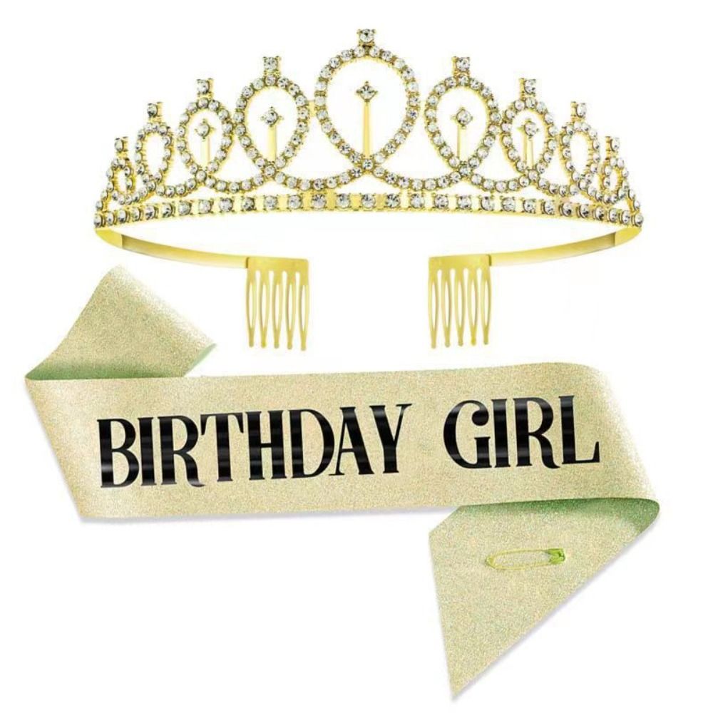 2-teiliges Set Neue Glitzer-Ge – Birthday Sash Glitter Bewertung und Preis