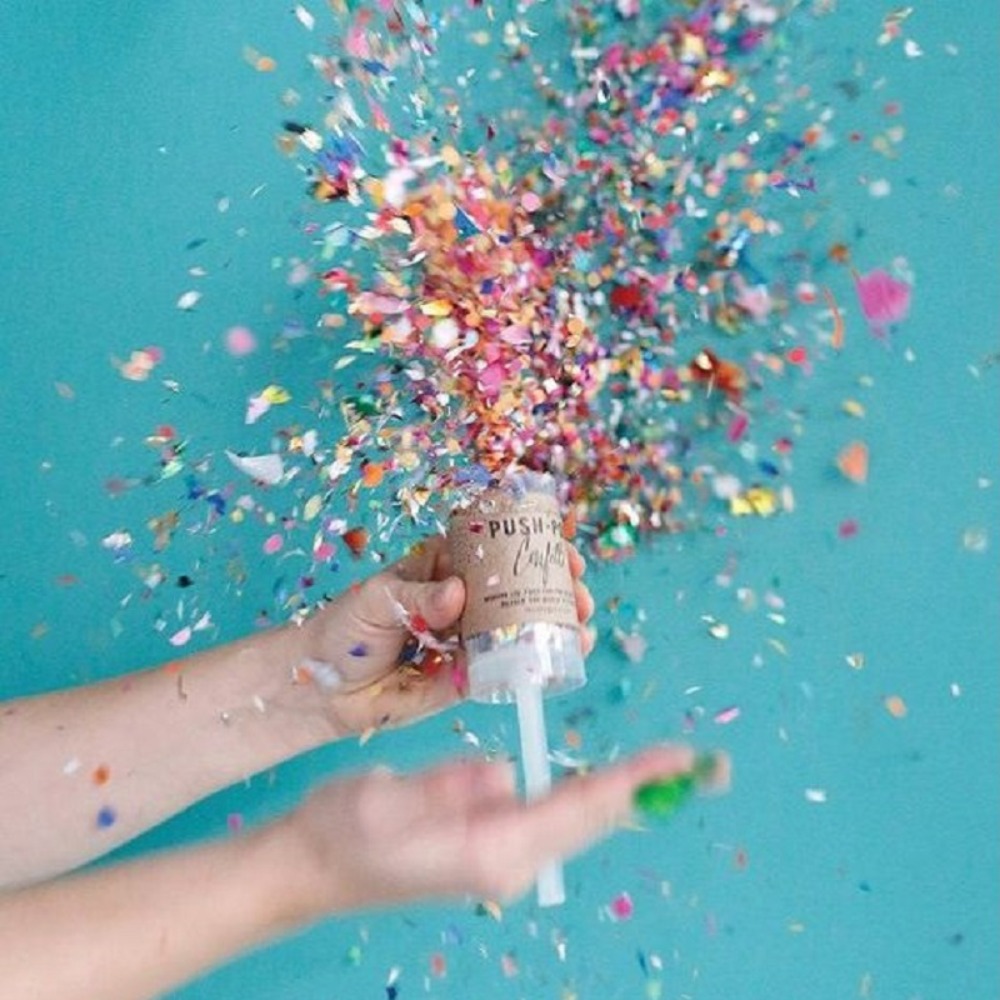 1 Stück Runde Push-up Konfetti – Confetti Cannon Tube Bewertung und Preis