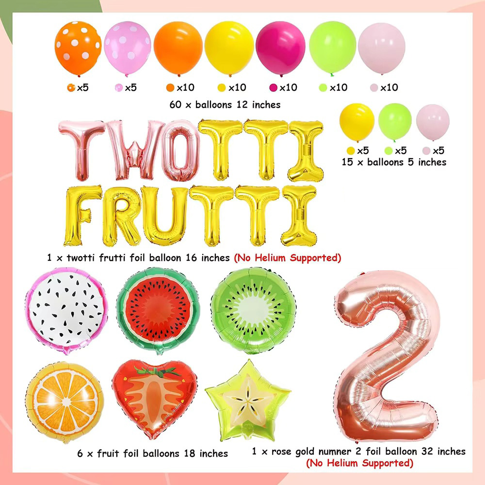 Twotti Frutti Mädchen-Geburtst – Balloon Arch Kit Bewertung und Preis