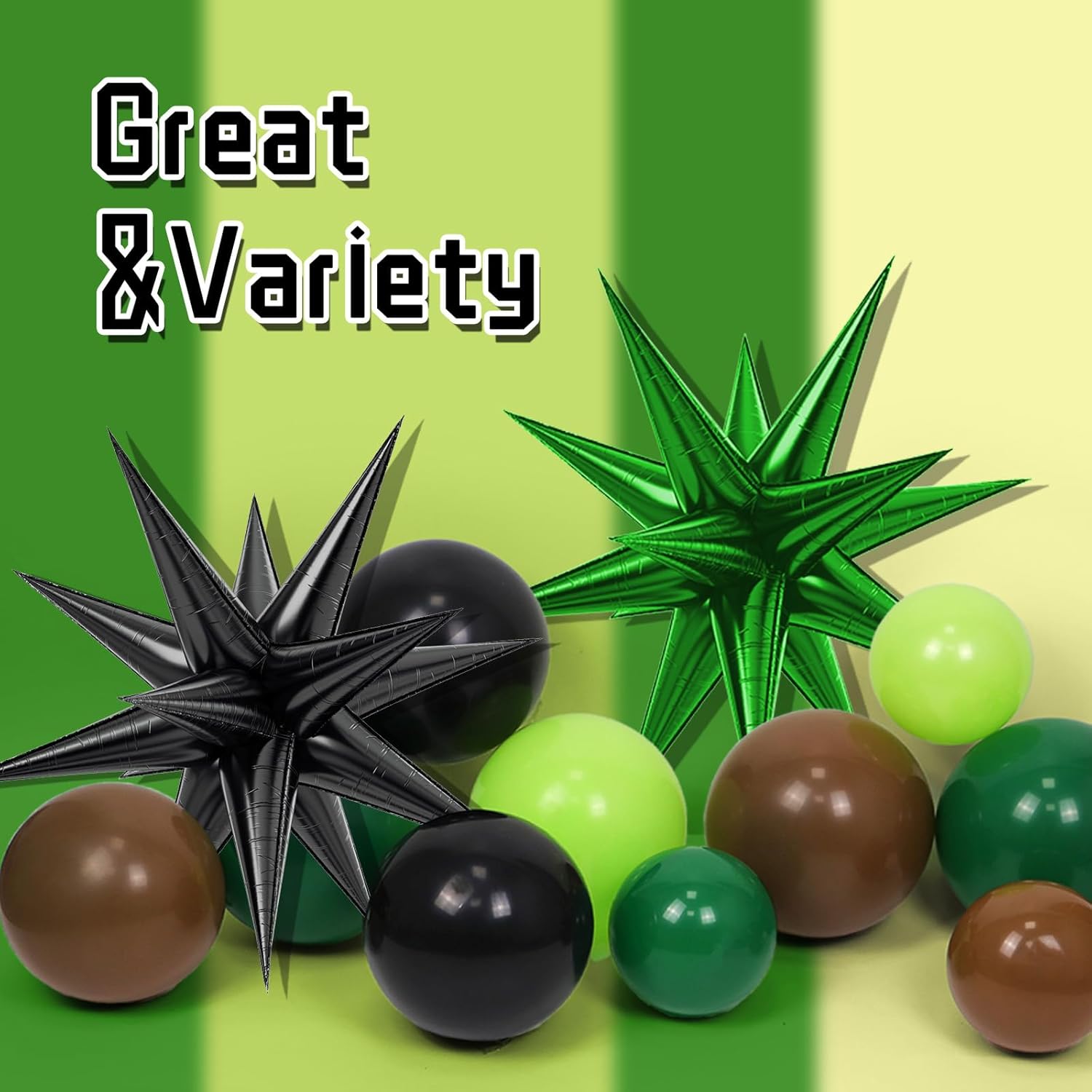 Braune, Schwarze und Grüne Lat – Balloon Arch Kit Bewertung und Preis