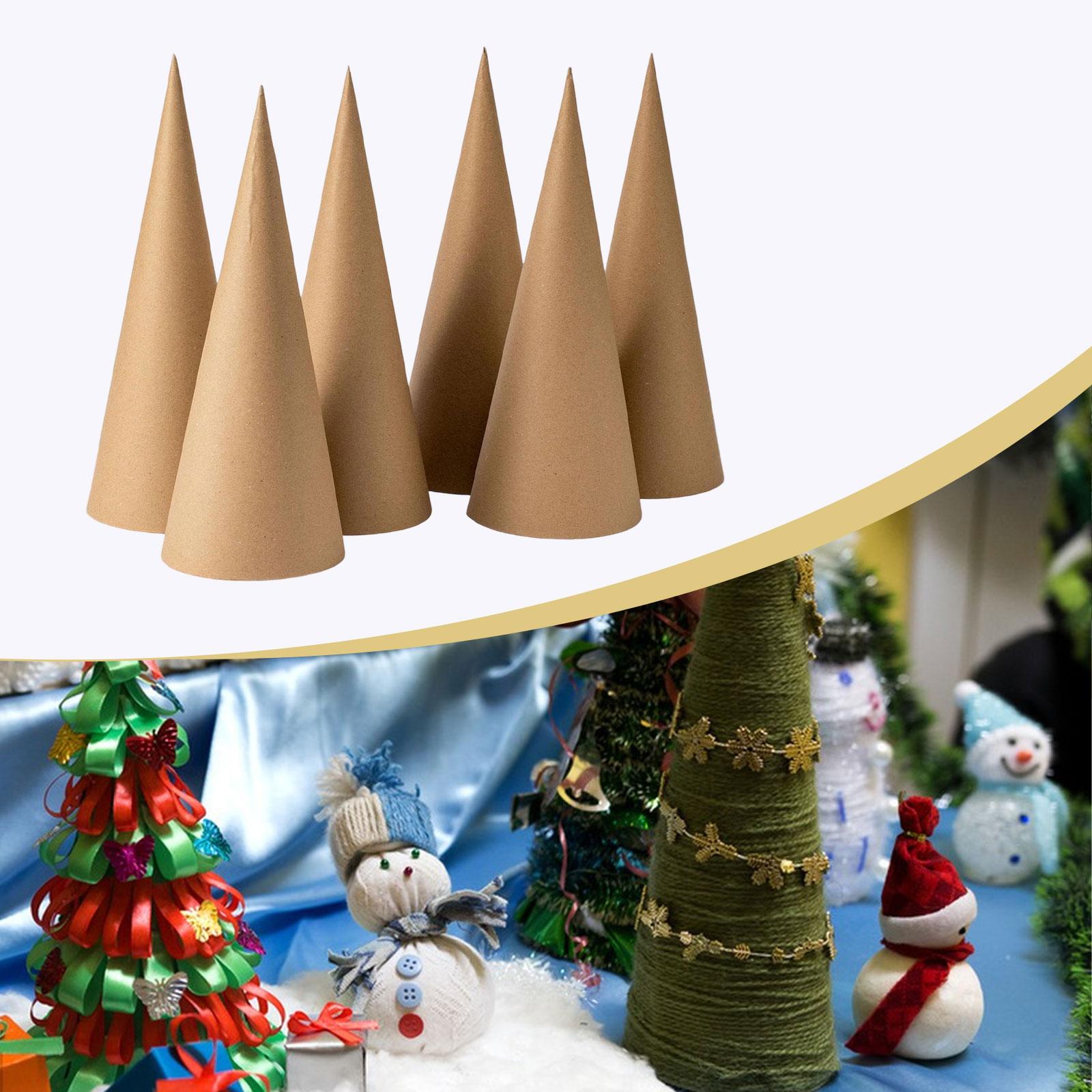 6 Stück Kraftpapier-Mache-Kege – Party Hat Cone Bewertung und Preis