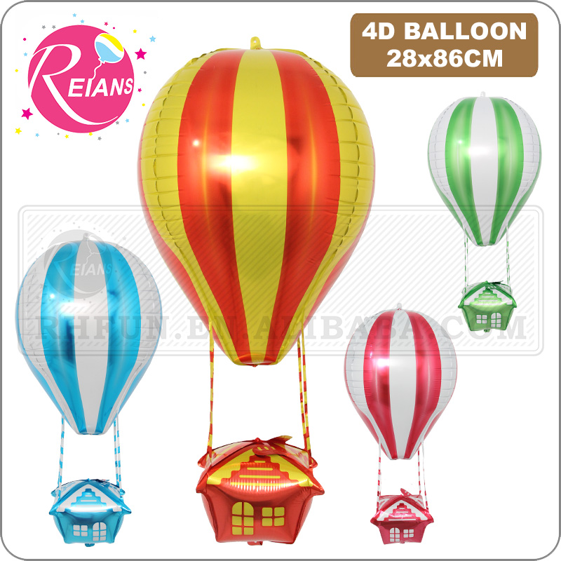 34-Zoll-4D-Heißluftballonform  – Party Event Supplier Bewertung und Preis