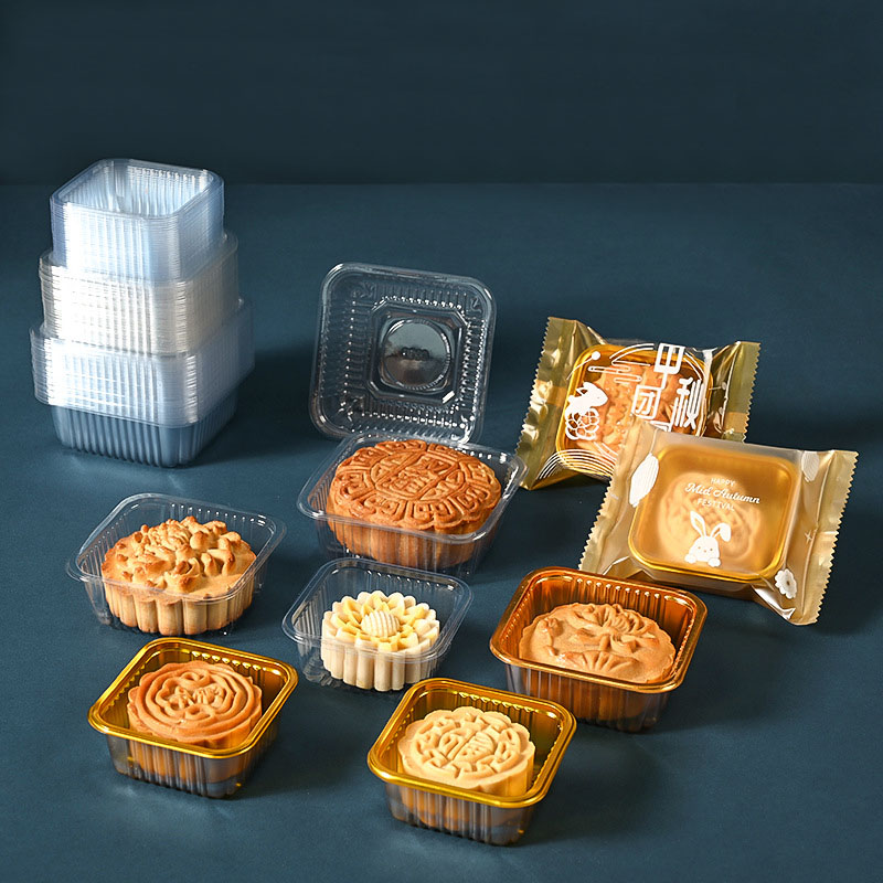 100 stücke Mooncake Plastiks c – Event Party Box Bewertung und Preis