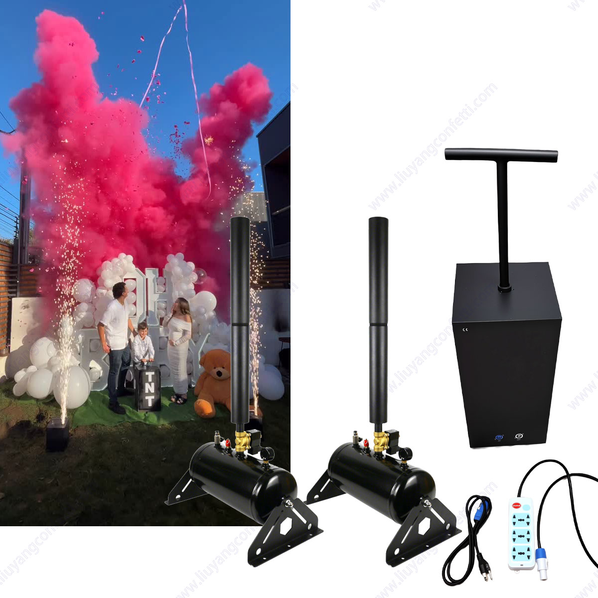 Konfetti Streamer Baby-Duschma – Confetti Cannon Tube Bewertung und Preis