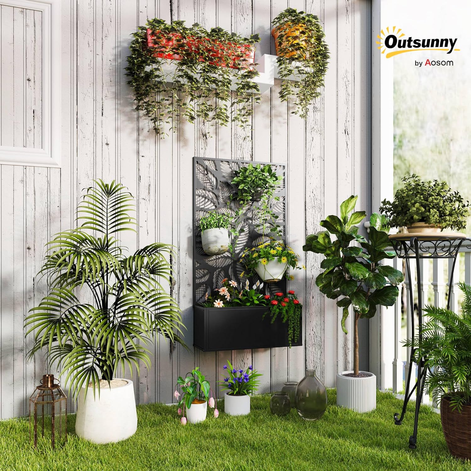 Metall-Hochbeet mit Rankgitter – Flower Wall Panel Bewertung und Preis
