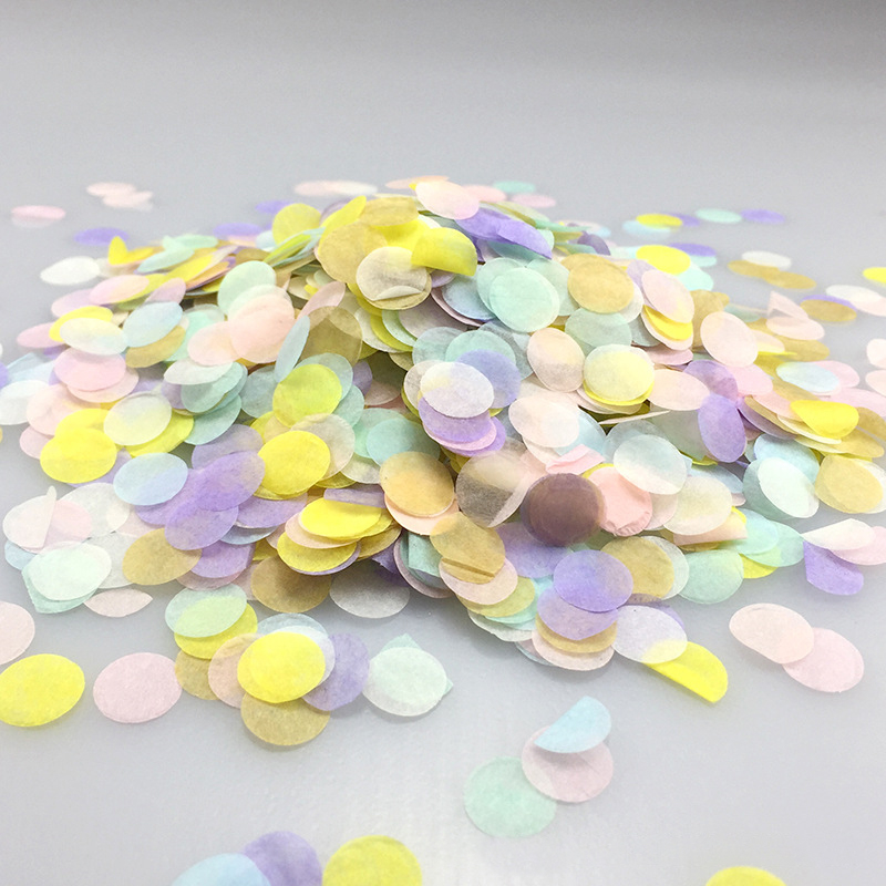 1000 teile/beutel 1 cm Papier  – Confetti Cannon Tube Bewertung und Preis