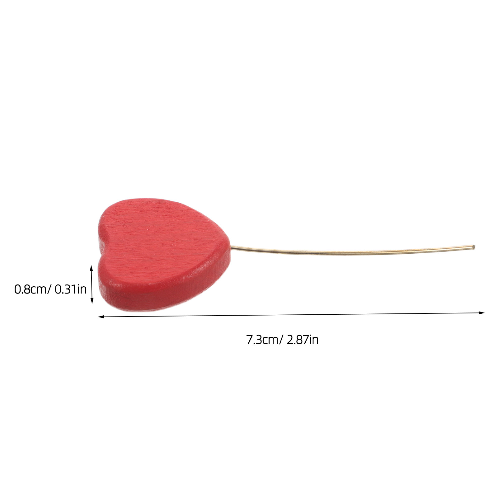 6 Stück Holzherz-Stäbchen, Her – Centerpiece Stick Bewertung und Preis