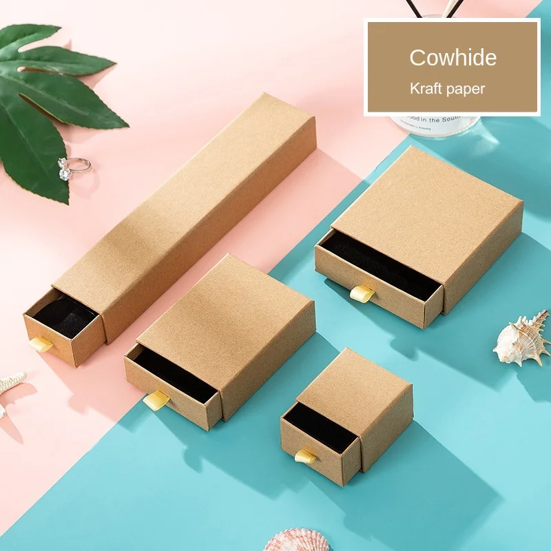 1pc Schmuck Boxs Khaki Karton  – Event Party Box Bewertung und Preis
