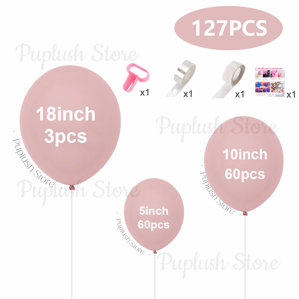127 Stück Boho Dusty Pink Ball – Balloon Arch Kit Bewertung und Preis
