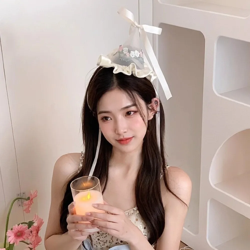 Niedliche bestickte Mesh-Gebur – Party Hat Cone Bewertung und Preis
