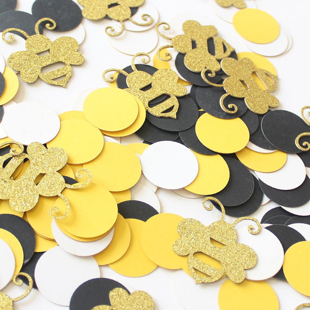 1 Set Cartoon-Bienen-Papierkon – Papercraft Supply Confetti Bewertung und Preis