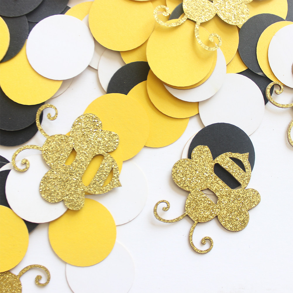 1 Set Cartoon-Bienen-Papierkon – Papercraft Supply Confetti Bewertung und Preis